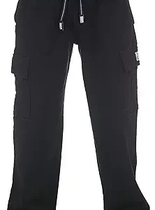 Pro Club Pantalones cargo de forro polar pesado para hombre