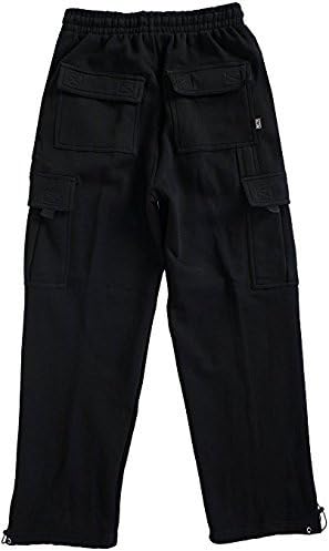Pro Club Pantalones cargo de forro polar pesado para hombre - Imagen 2