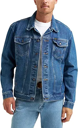 Wrangler mens Cowboy Cut Western Unlined Denim Jacket