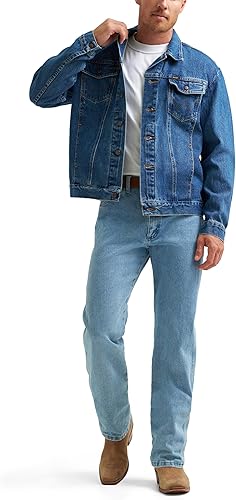 Wrangler mens Cowboy Cut Western Unlined Denim Jacket - Imagen 2